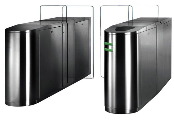 China Porta acrílica de cristal dos torniquetes do acesso da aleta fornecedor